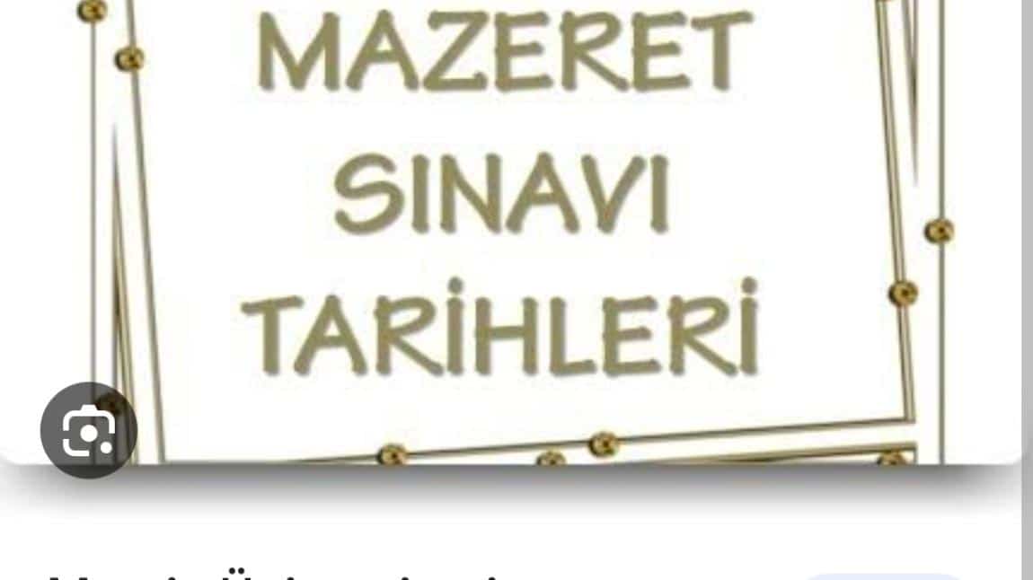 MAZERET SINAVI TARİHLERİMİZ !!!